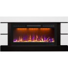 Каминокомплект Modern - Белый с черным (Высота 710 см) с очагом Crystal 36 RF Каминокомплект Modern - Белый с черным (Высота 710 см) с очагом Crystal 36 RF