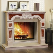 Портал мраморный BELLONA из мрамора Galala Beige/Emperador Портал мраморный BELLONA из мрамора Galala Beige/Emperador