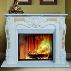 Портал Poseidon из мрамора Carrara Light/ Orange