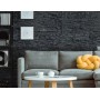 Панель 3D Кварцит черный классик Панель 3D Кварцит черный классик