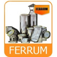 Дымоходы одностенные, двустенные FERRUM