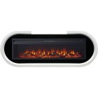 Каминокомплект Soho - Белый с черным с очагом Vision 60 LOG LED Каминокомплект Soho - Белый с черным с очагом Vision 60 LOG LED