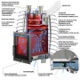 Печь для бани Эверест "Steam Heat" 24 INOX