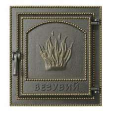 Дверка ВЕЗУВИЙ каминная 211 (Бронза)