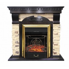 Каминокомплект Dublin арочный сланец Majestic FX M Brass/Black Каминокомплект Dublin арочный сланец Majestic FX M Brass/Black