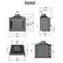 Каминная топка Consul 12 кВт Каминная топка Consul 12 кВт