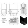 Каминная топка Oliwia/P/BS/G(угловое стекло справа,гильотина) Каминная топка Oliwia/P/BS/G(угловое стекло справа,гильотина)