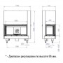 Каминная топка угловая CFL 1200W (Stav) Р/R Каминная топка угловая CFL 1200W (Stav) Р/R